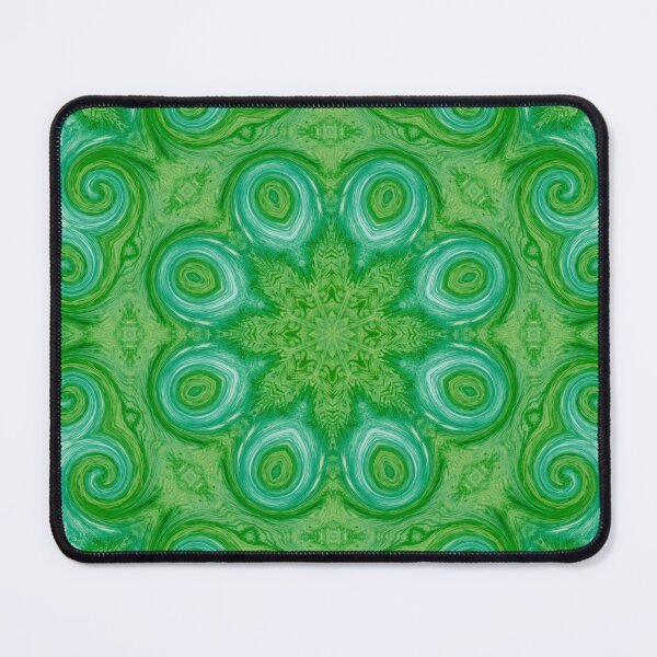 Item preview, Christmas Green Mandala designed and sold by MagickMama.