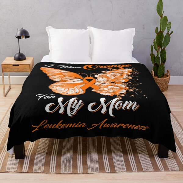 Item preview, I Wear Orange For My Mom Leukemia Awareness Butterfly Ribbon Gifts designed and sold by Adropine.