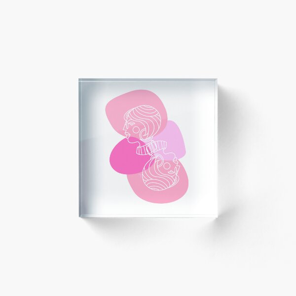 Item preview, aesthetic woman face pink designed and sold by xingqueen.