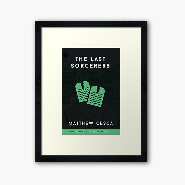 The Last Sorcerers Cover Framed Art Print