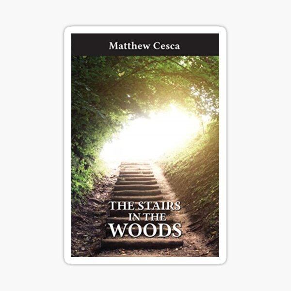 The Stairs in the Woods Cover Sticker