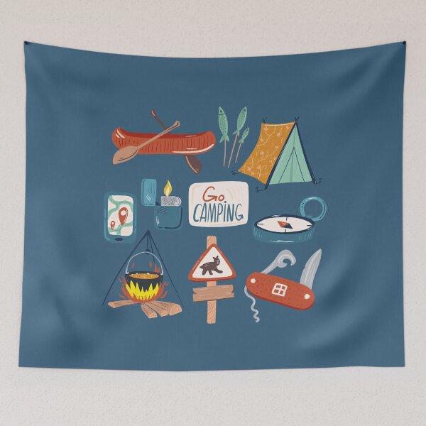Item preview, Camping designed and sold by Olliemo.