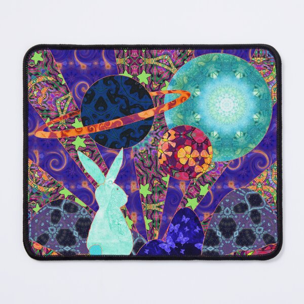Item preview, Thoughtful Bunny Contemplates The Universe And Gets Confused designed and sold by MagickMama.