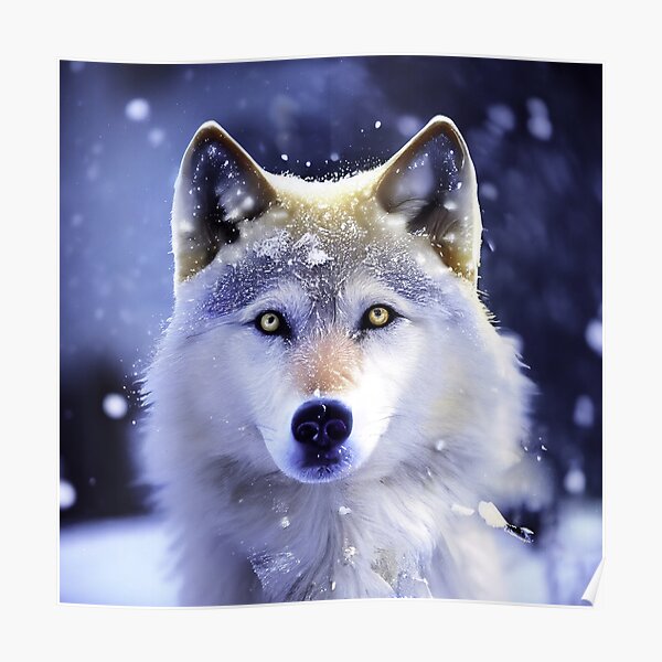 Wolf Head Posters For Sale Redbubble