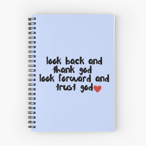 Item preview, Look back and thank god look forward and trust god designed and sold by CaliforniaDi.