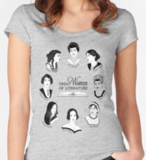 Great Women of Literature Women's Fitted Scoop T-Shirt