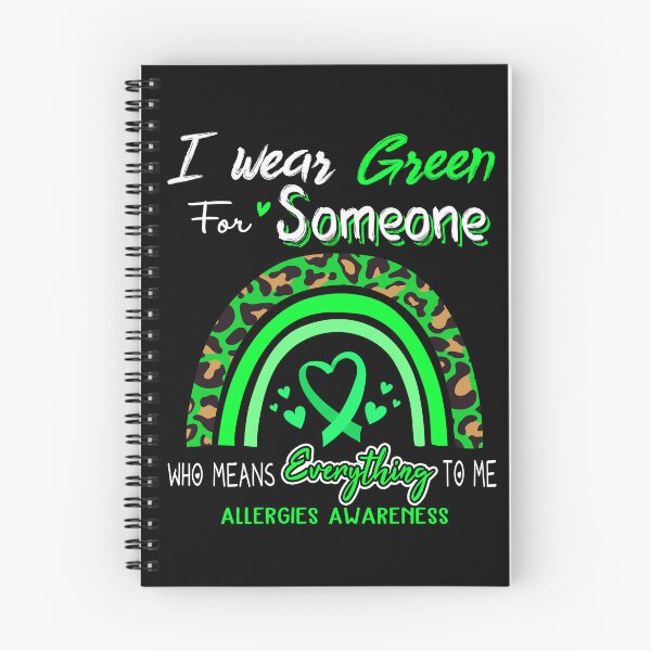Item preview, Allergies Awareness I Wear Green for Someone Who Means Everything To Me designed and sold by GennieShop.