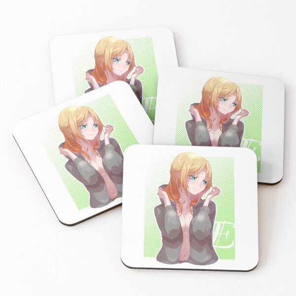 Item preview, Tsundere Elf Suzailgiererzegalnelvzegilreagranzelga Elga エルフ Sui | Isekai Ojisan 異世界おじさん | Anime Blond Hair Girl designed and sold by Risumu.