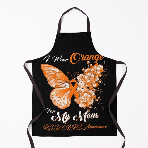 Item preview, I Wear Orange For My Mom RSD CRPS Awareness Butterfly Ribbon Gifts designed and sold by Adropine.