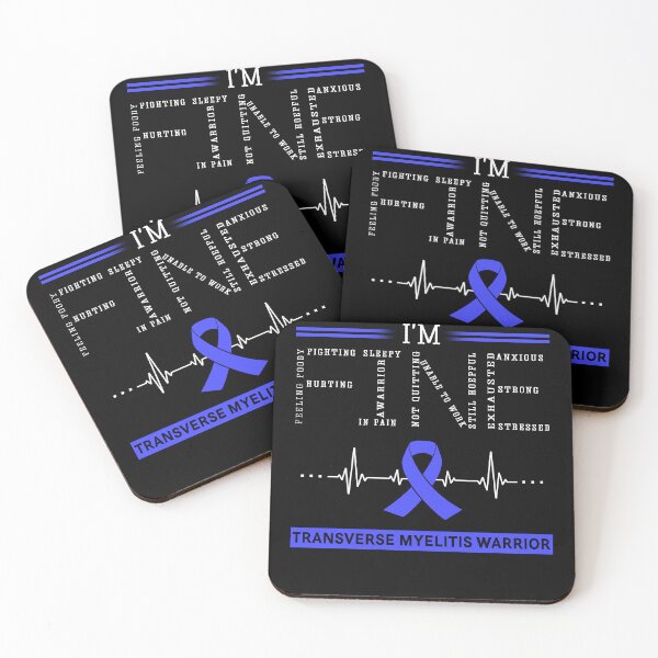 Item preview, I'm Fine Transverse Myelitis Warrior Support Transverse Myelitis Awareness Gifts designed and sold by rechardtee.