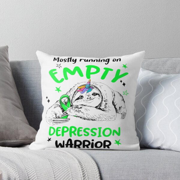 Item preview, Mostly running on Empty Depression Warrior designed and sold by ElizabethS809.