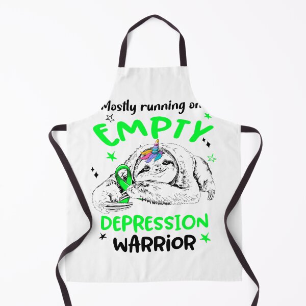 Item preview, Mostly running on Empty Depression Warrior designed and sold by ElizabethS809.