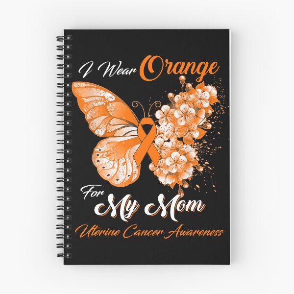 Item preview, I Wear Orange For My Mom Uterine Cancer Awareness Butterfly Ribbon Gifts designed and sold by Adropine.