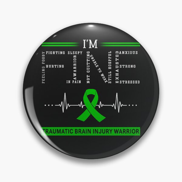 Item preview, I'm Fine Traumatic Brain Injury Warrior Support Traumatic Brain Injury Awareness Gifts designed and sold by rechardtee.