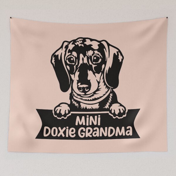 Item preview, Mini Doxie Grandma - Miniature Dachshund  designed and sold by DebbisPalette.