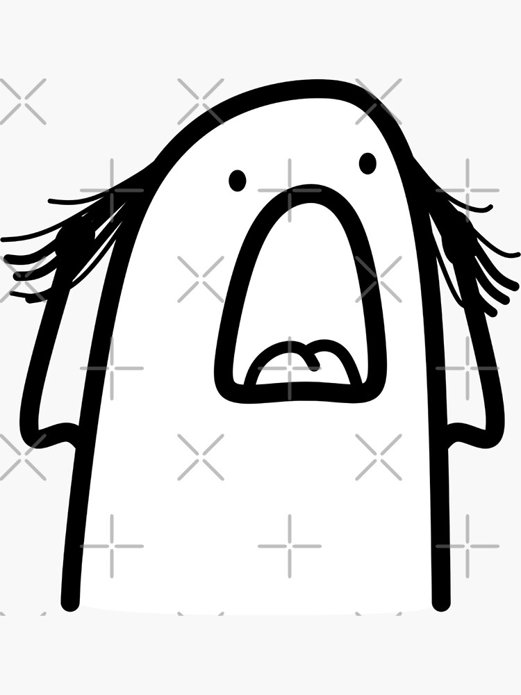 "Flork screaming meme stickers " Sticker for Sale by ChStockOfficial