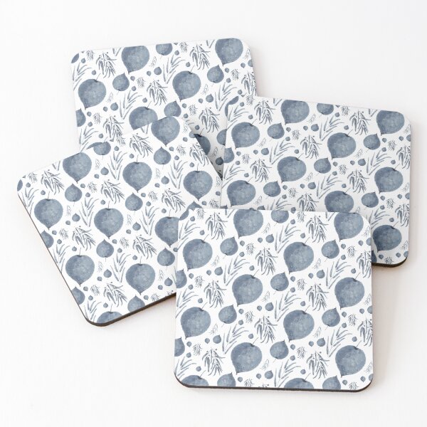 Item preview, Dark Navy Leaves - Watercolor designed and sold by Victoria Riabov.