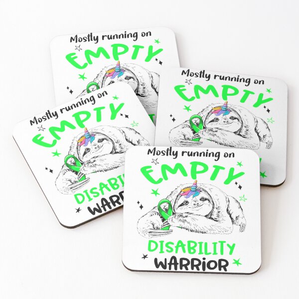 Item preview, Mostly running on Empty Disability Warrior designed and sold by ElizabethS809.