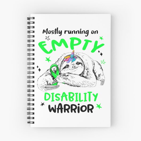 Item preview, Mostly running on Empty Disability Warrior designed and sold by ElizabethS809.