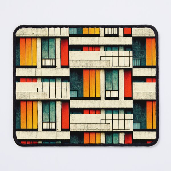 Item preview, Beautiful abstract Piet Mondrian Neoplasticism Architecture Pattern designed and sold by afikreative.