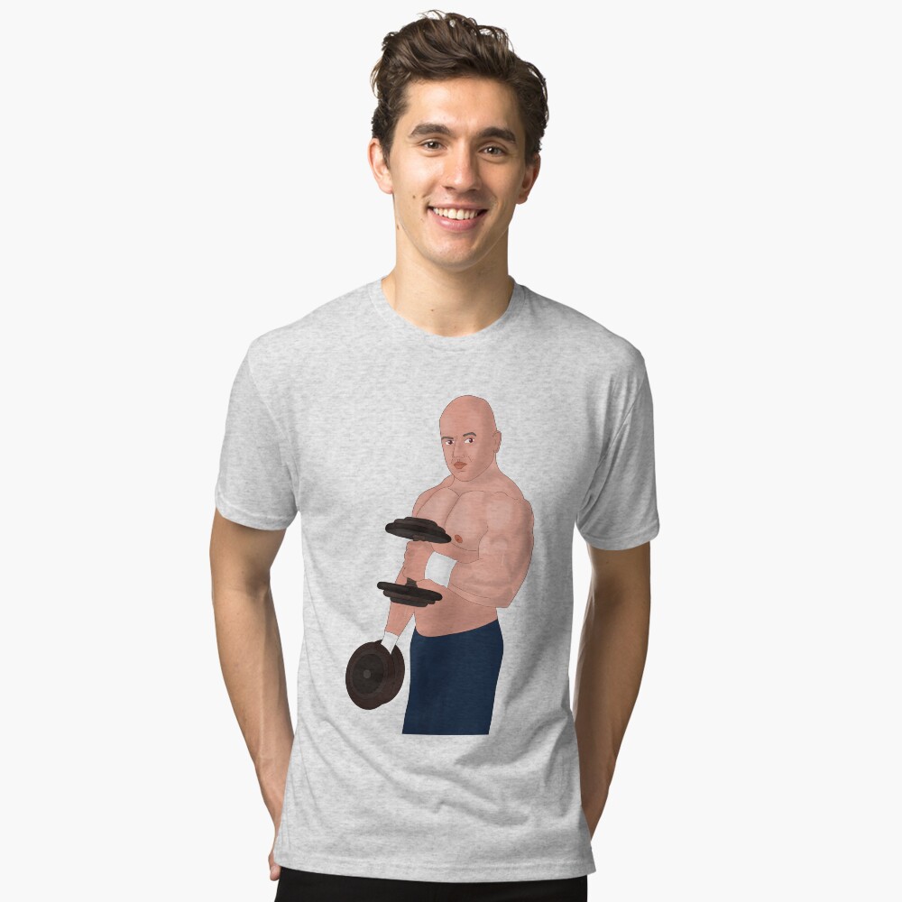 Item preview, Tri-blend T-Shirt designed and sold by muscledaddies.