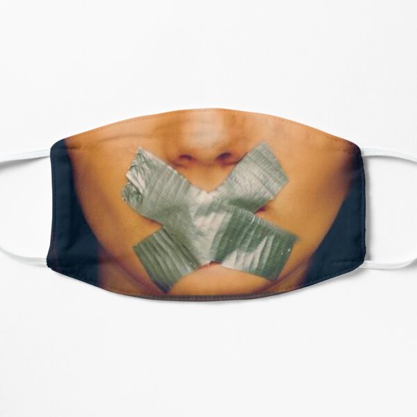 X Duck tape mask Flat Mask
