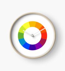 Pantone color wheel Clock
