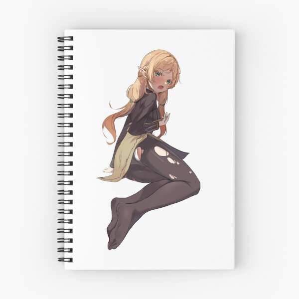 Item preview, Tsundere Elf Elga Suzailgiererzegalnelvzegilreagranzelga エルフ Sui | Isekai Ojisan 異世界おじさん | Anime Embarassed Shy Blonde Girl Ripped Thighs Tattered Stockings designed and sold by Risumu.