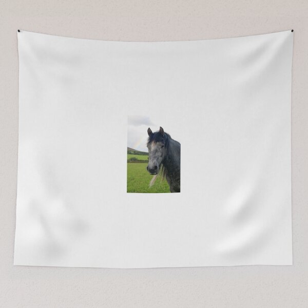 Item preview, Grey stallion with rainbow  designed and sold by AnthonyThomas.