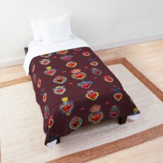 Mexican Sacred Hearts Comforter