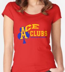 Ace o' Clubs Metropolis Rec League Softball T Women's Fitted Scoop T-Shirt