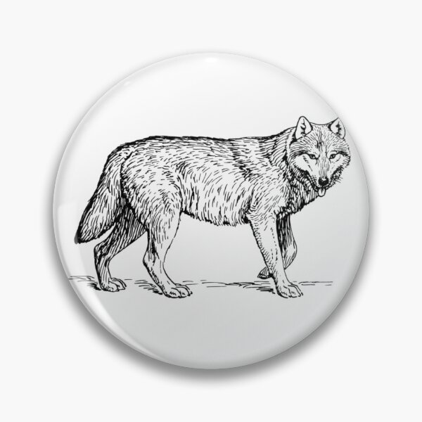 Item preview, Walking wolf designed and sold by Starlordstore.