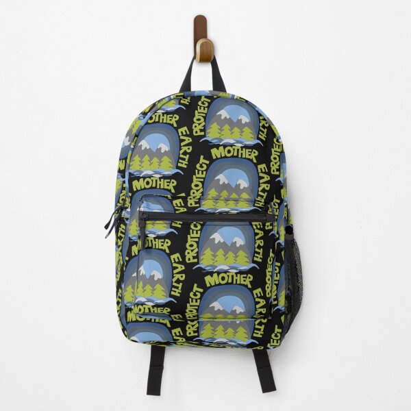 Item preview, Protect Mother Earth Illustrated Mountain Climate Change Ambassador designed and sold by AngelDawnDesign.