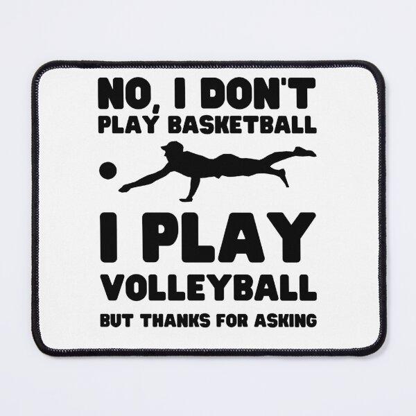 Item preview, I Play Volleyball (dark text) designed and sold by YourMateNate.