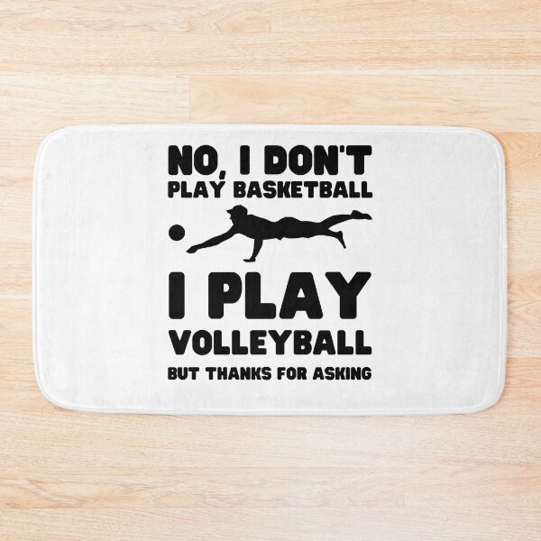 Item preview, I Play Volleyball (dark text) designed and sold by YourMateNate.