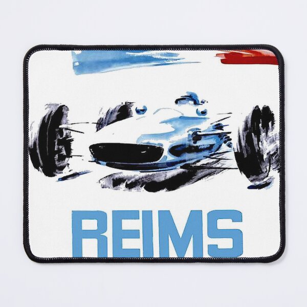 Item preview, REIMS AUTO RACE : Vintage 1964 Grand Prix de France Print designed and sold by posterbobs.