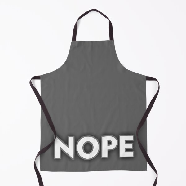 Item preview, NOPE that's it. just nope! white on dark and black. monochromatic designed and sold by IMNIUM.