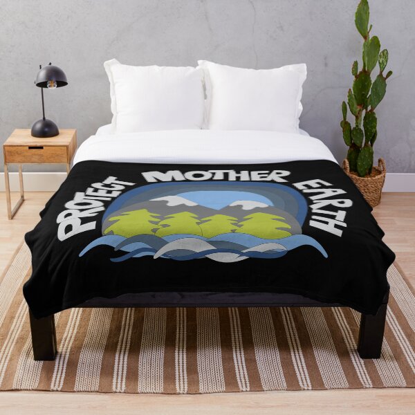 Item preview, Proteger a la Madre Tierra Embajador ilustrado del cambio climático de montaña designed and sold by AngelDawnDesign.