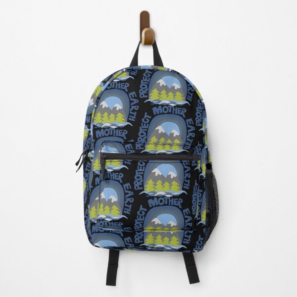 Item preview, Protect Mother Earth Illustrated Mountain Climate Change Ambassador designed and sold by AngelDawnDesign.