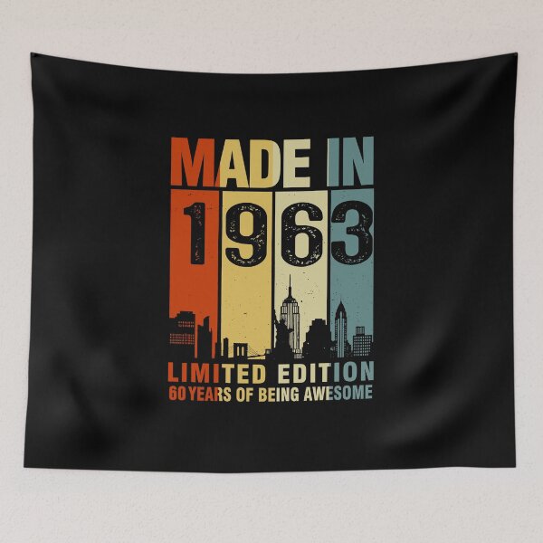 Item preview, 60th Birthday Made In 1963 Limited Edition designed and sold by AperAmyiah.