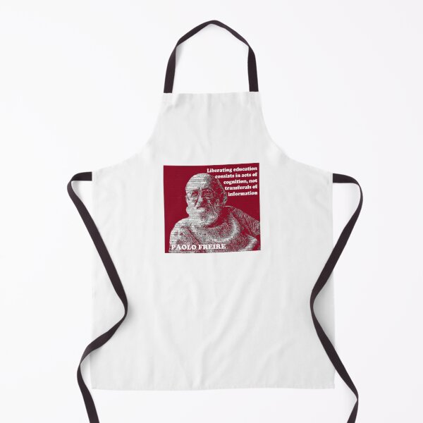 Item preview, Paolo Freire Pedagogy of the Oppressed Quote on Liberating Education Red designed and sold by Tony Cisse.