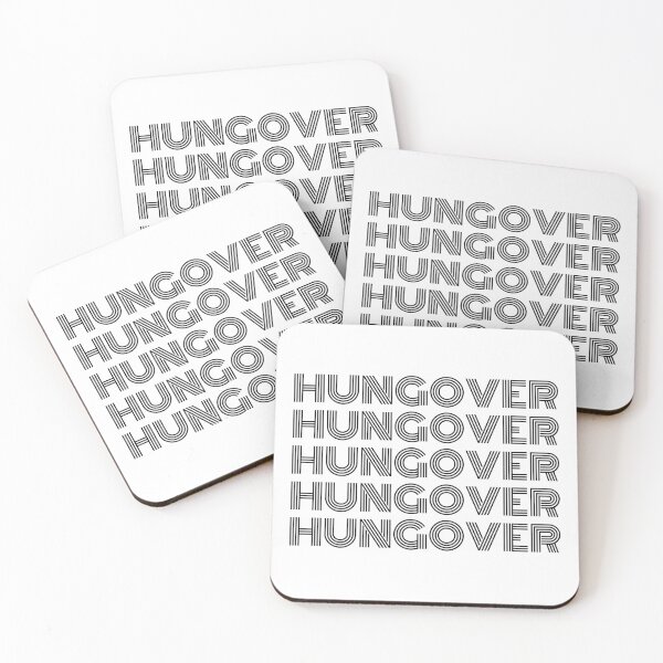 Item preview, Hungover. A Great Design for Those Who Overindulged And Had A Few Too Many. Funny Drinking Saying designed and sold by That Cheeky Tee.