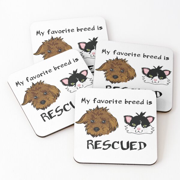 Item preview, rescue pet designed and sold by BlueVegana.