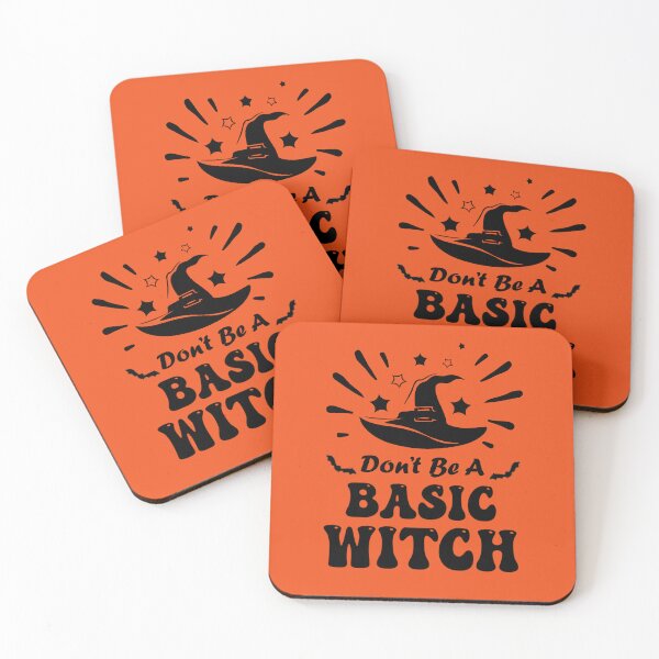 Item preview,  Don't Be A Basic Witch. Halloween, Funny Halloween, Witch Quote designed and sold by DesignHouse07.
