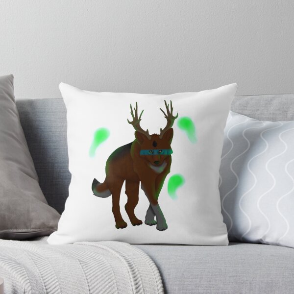 Item preview, glowing antlered deer wolf designed and sold by Mutts.