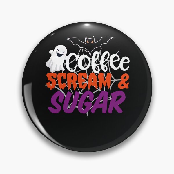 Item preview, Funny Halloween The Bat Ghost Coffee Scream Sugar designed and sold by KuylerKnight.