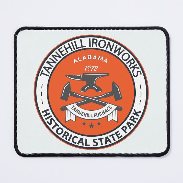 Item preview, Tannehill Ironworks Historical State Park Alabama Badge designed and sold by KrisSidDesigns.