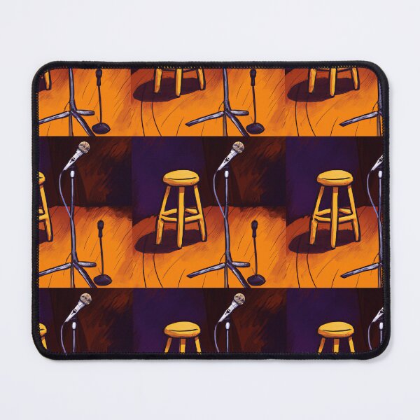 Item preview, Cezanne Inspired Standup Comedy Mic and Stool Set Onstage designed and sold by Art of Laughter.