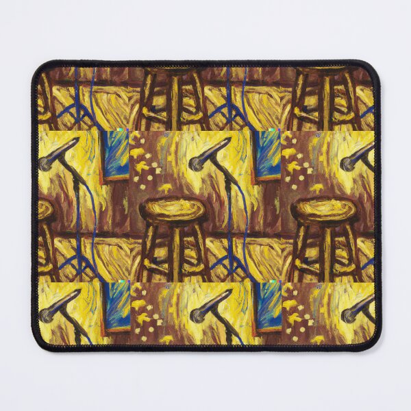 Item preview, Van Gogh Inspired Standup Comedy Mic and Stool Set Onstage designed and sold by Art of Laughter.