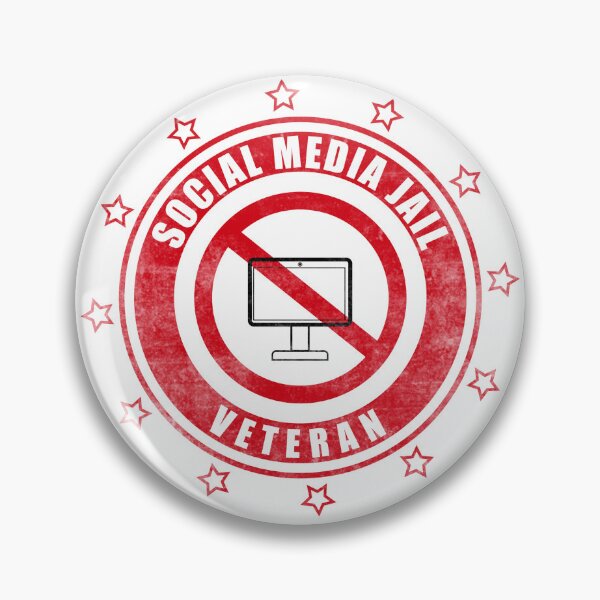 Item preview, Social Media Jail Veteran Badge designed and sold by KTSubz Faith & Fun Designs.